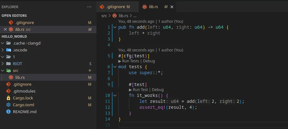 The project structure